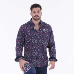 CHEMISE MANCHES LONGUES RUGBY CLUB RUCKFIELD BLEU MARINE