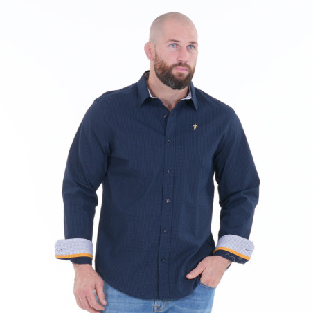 CHEMISE MANCHES LONGUES MAISON DE RUGBY RUCKFIELD BLEU MARINE