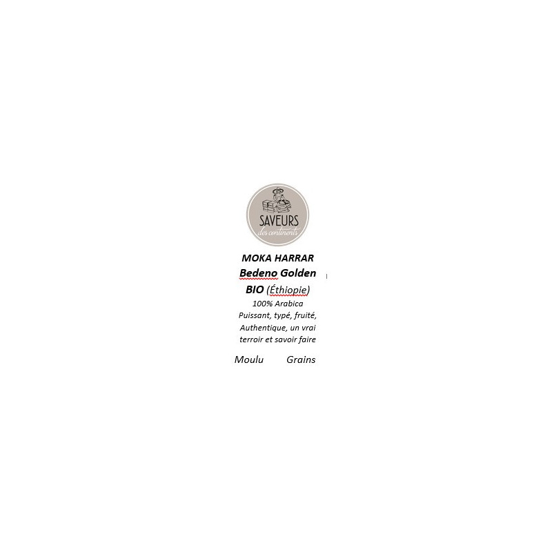 MOKA HARRAR BEDENO GOLDEN BIO